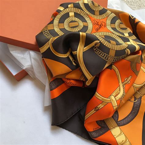 vintage silk scarves hermes